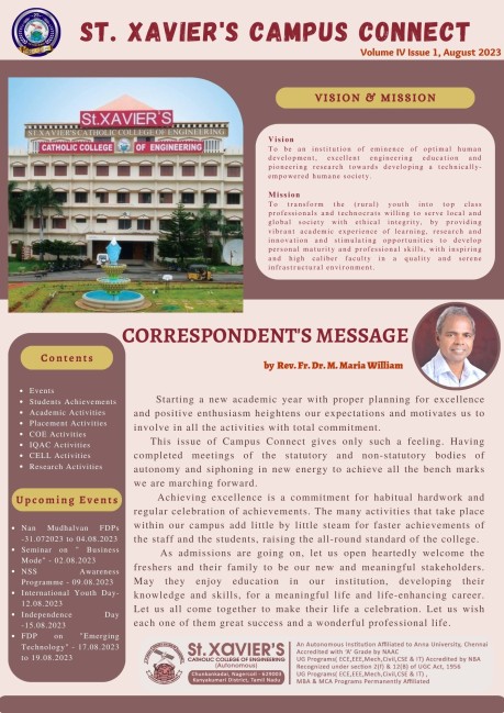 Newsletter Aug 2023