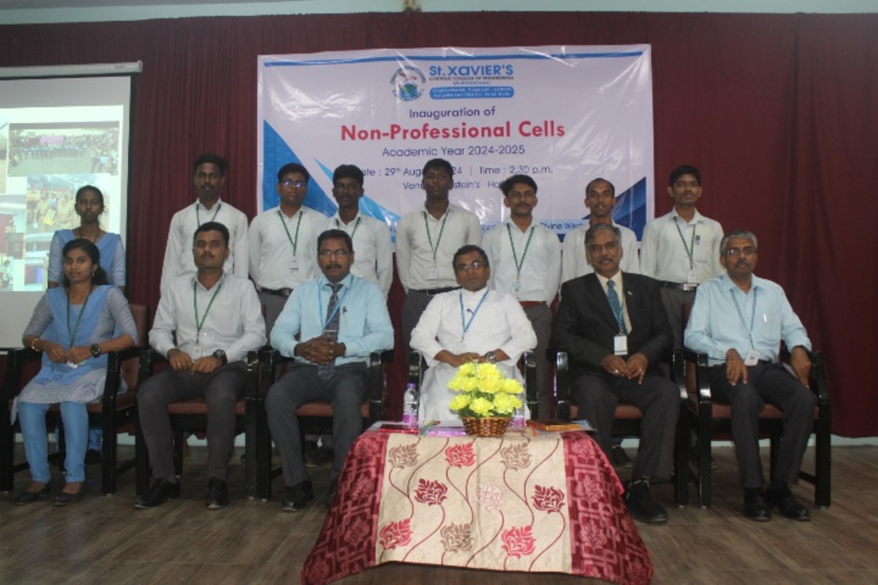 Inauguration of Nonprofessional Cells
