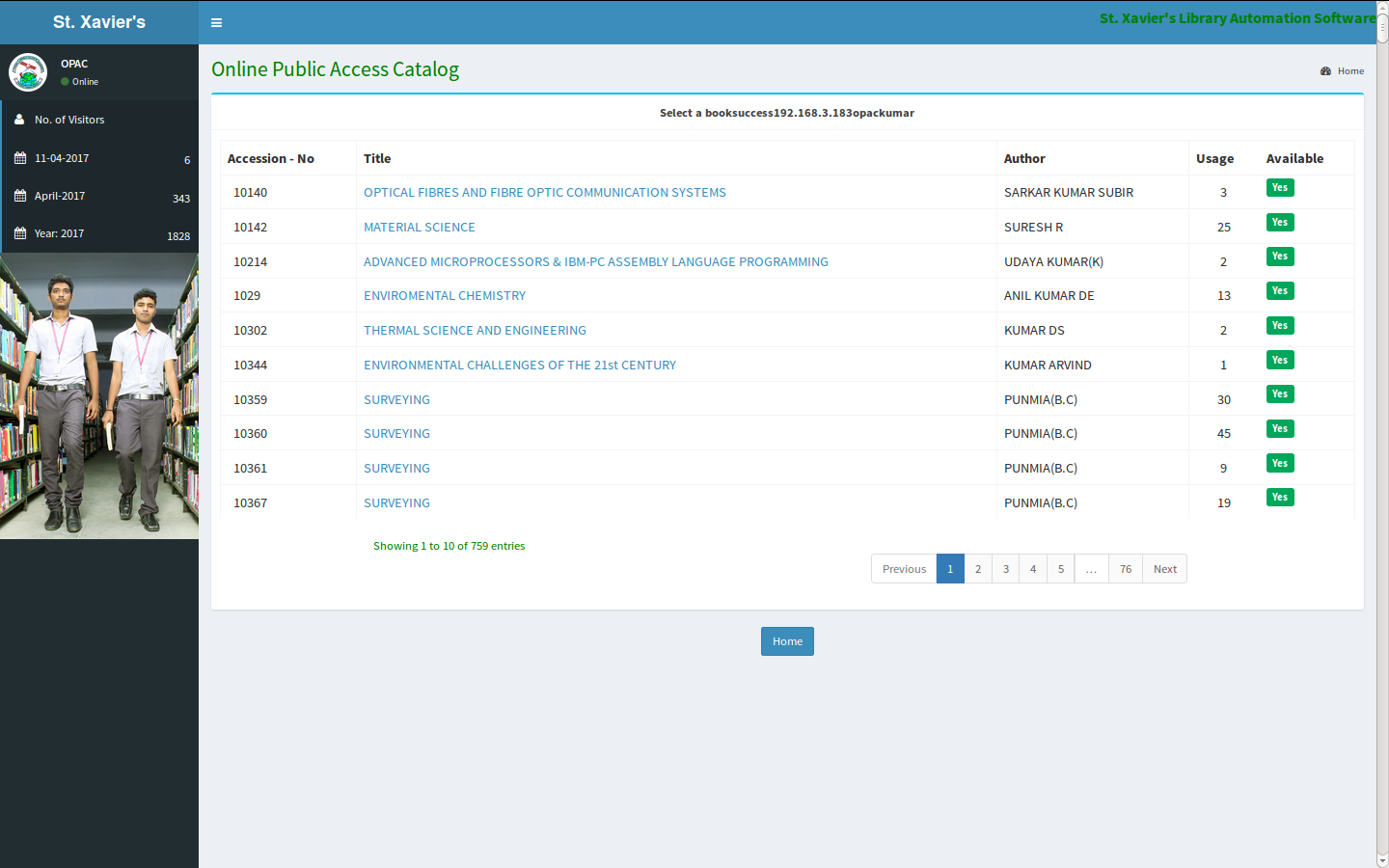 Web OPAC 2