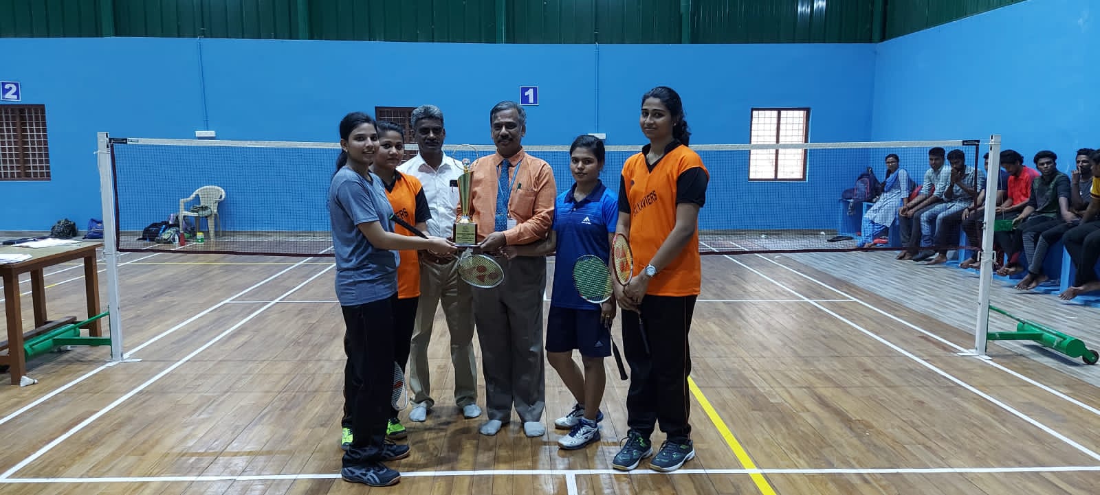 AU Zonal Badminton Winners