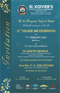 25th College day Invitation